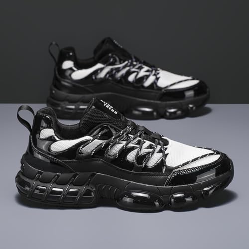 Image of Men's Walking Running Shoes Slip On Sneakers Non Slip Athletic Sports Tennis Fitness Casual Workout Gym Shoes Lightweight Trainers Fashion Soft Comfortable Shoe