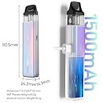 Vaporesso XROS 5 Mini Kit Auto draw Electronic Cigarette Vaporizer, 30W MTL Vape with 1500mAh Battery 3ML XROS Pod Cartridge 0.6ohm COREX 3.0 Vaping sans nicotine (Cristal pastel)