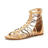 DREAM PAIRS Women's Gladiator Flat Sandals