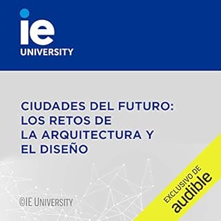 Diseño de la portada del título Ciudades del Futuro: los Retos de la Arquitectura y el Diseño (Narración en Cas