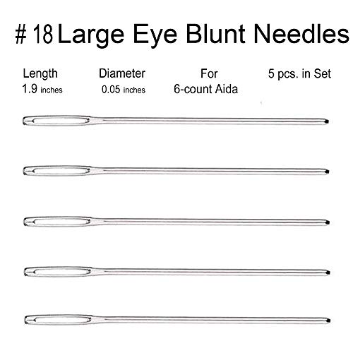 20pcs Tapestry Needles Four Sizes 18, 20, 22, 24 for Yarn and More - Thumbnail 3