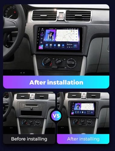 Autoradio Touchscreen con Bluetooth Manos Libres y Mirror Link para Skoda Rapid 2