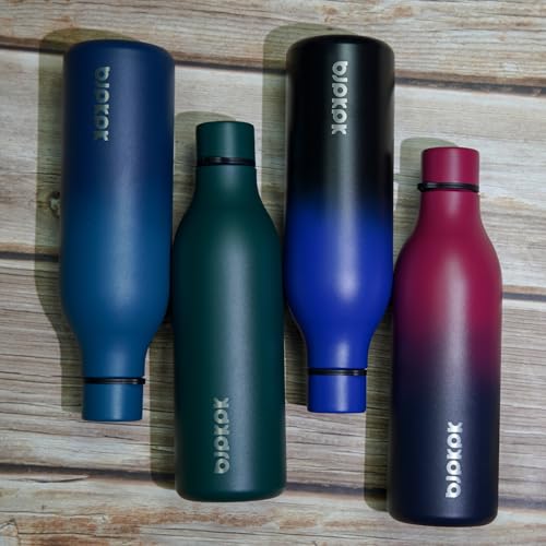Image of BJPKPK Insulated Water Bottles, 25 oz Stainless Steel Metal Water Bottle with Strap, BPA Free Leak Proof Jugs, Mugs, Flasks, Reusable Thermal Flasks for Sports & Travel, Army Green