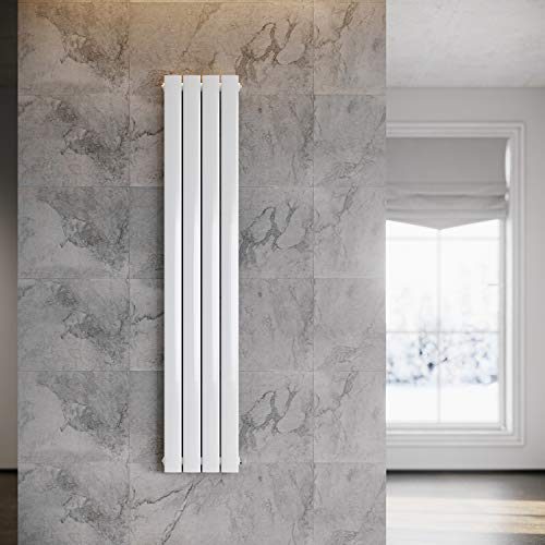 ELEGANT Heizkörper Flach Vertikal Weiß 1600x308mm Design Paneelheizkörper Einlagig Flachheizkörper Mittelanschluss Heizung ELEGANT Heizkörper Flach Vertikal Weiß 1600x308mm Design Paneelheizkörper Einlagig Flachheizkörper Mittelanschluss Heizung