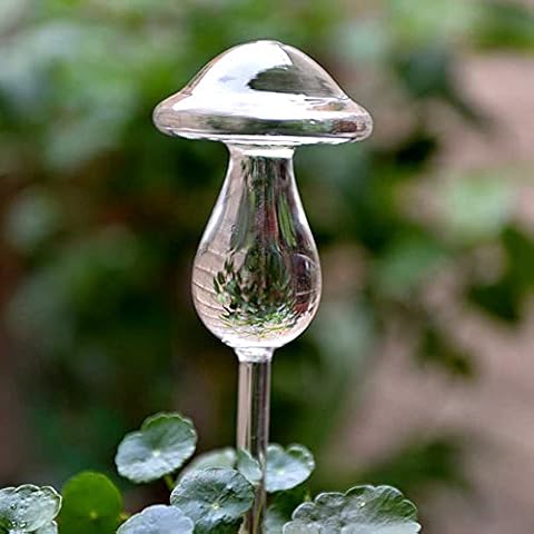 Mabor Plant Watering Globe, Automatic Watering Stakes Self Watering Globes Mushroom Shaped Plant Self Waterer Bulbs Plant Water Drippers Irrigation Devices for Indoor and Outdoor Plants Cover