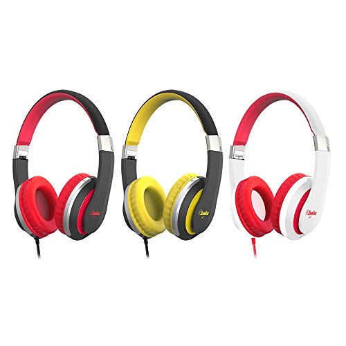 Elecder I41 Kids Headphones, Headphones For Kids Children Girls Boys Teens Foldable Adjustable On Ear Headphones With 3.5Mm Jack For Cellphones Computer Mp3/4 Kindle School White/Red #TOP7
