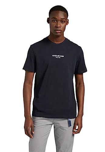 T-shirt Gas Scuba S bleu foncé à manches courtes pour un confort quotidien