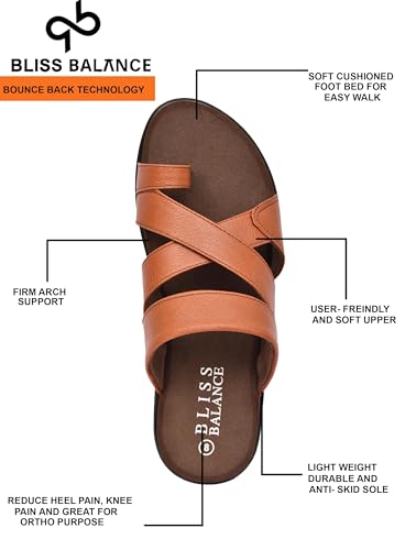 Image of Super Extra Soft Diabetic & Orthopedic Slippers /Doctor Chappal for Heel Pain Cushioned Lightweight Comfortable Stylish Flip-Flops Everyday Wear DailyUse For Men'sBB1017