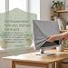 PHENOFICE Elastische Monitorabdeckung Für Computerbildschirm Staubschutz Für pc Display Waschbar Und Wiederverwendbar Wasserdichte Schutzhülle Für 21 Zoll Homeoffice