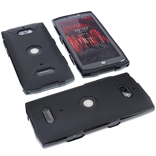 foto-kontor Coque Compatible avec CrossCall Core X5 Housse pour Smartphone Étui en Caoutchouc TPU Noir