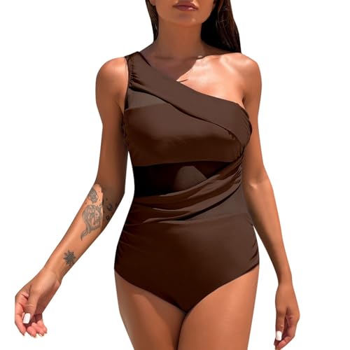 Maillot de bain une pièce femme monokini athlétique uni vêtement de sport