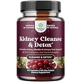 Advanced Kidney Support Supplement - Kidney Cleanse Detox & Repair Cranberry Extract Capsules with Uva Ursi, Stinging Nettle & Astragalus for Kidney health - Urinary Tract Health - 120 Count