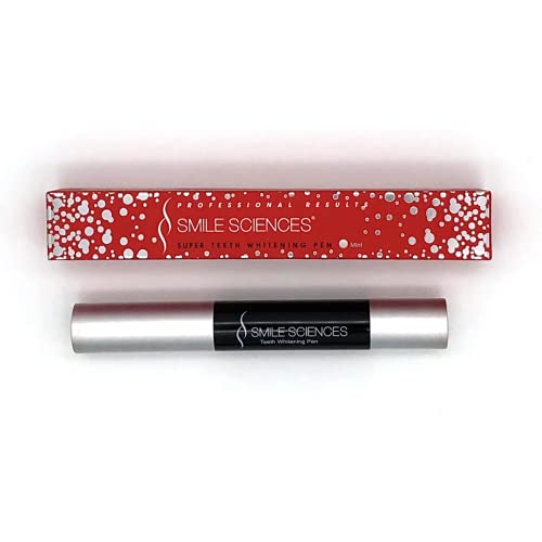 Image of Smile Sciences Jumbo Sized Teeth Whitening Pen for Whiter Smile, Professional Results at Home, Portable, Easy to Use, FDA Registered (Peppermint Flavor)