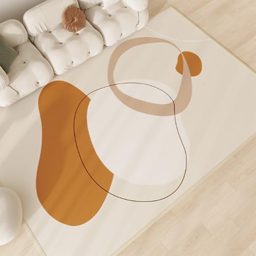 Electric Heating Carpet,Heated Floor Mats with Adjustable Temperature,Fast Heating,ABS Plastic Connector,Leather Heated Floor Carpet All Seasons(100x200cm)