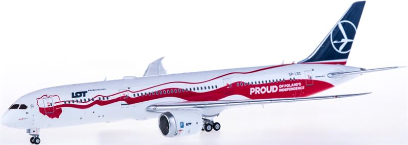 Boeing 787-9 SP-LSC 1:400 maquette avion métal LOT Proud of Poland FloZ - 3