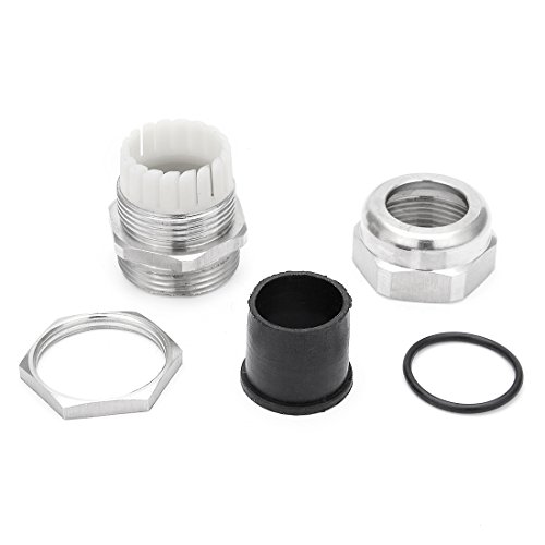 Presse-étoupe PG21 étanche en métal avec écrou de fixation de câble - 3