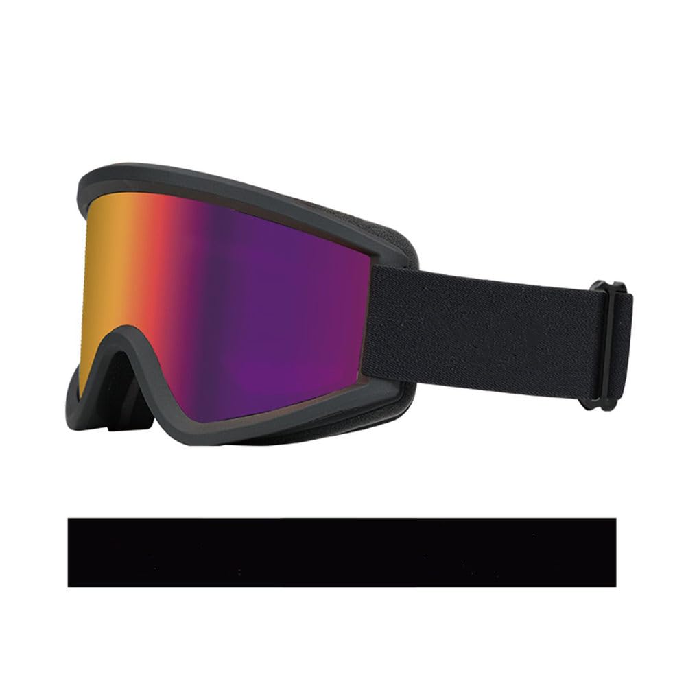 Elegante maschera da sci da uomo e donna, all-in-one, anti-appannamento, snowboard, sci e alpinismo g
