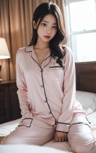 AI画像集 vol.34: 〜パジャマ女性と添い寝でおやすみ集〜