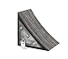 88-8XL Laminated Rubber Wheel Chock, 14" Height x 11.25" Width x 14" Length