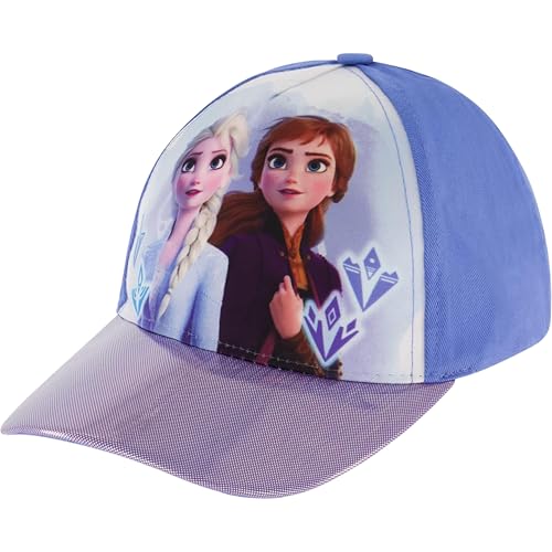 Casquette Reine des Neiges fille 4-7 ans avec visière de protection solaire Disney Frozen