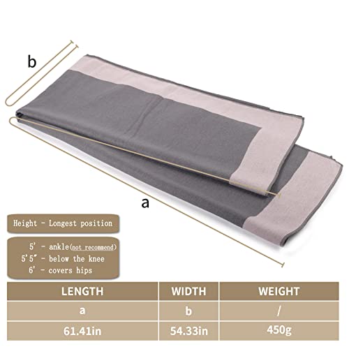 Shawl Wraps for Women, Pashmina Scarf Blanket Cape Winter Warm, Front Open Poncho for Spring Fall