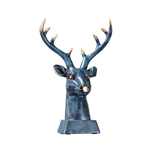 wanhaishop Desktop-Dekorationen Harz Skulptur Hirschweinkabinett...