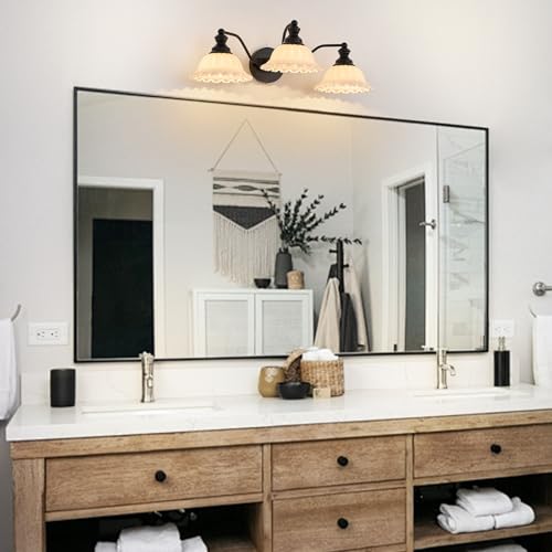 Image of XIEDUN Black 3 Light Vanity Light Modern Bathroom Vanity Light Fixture
