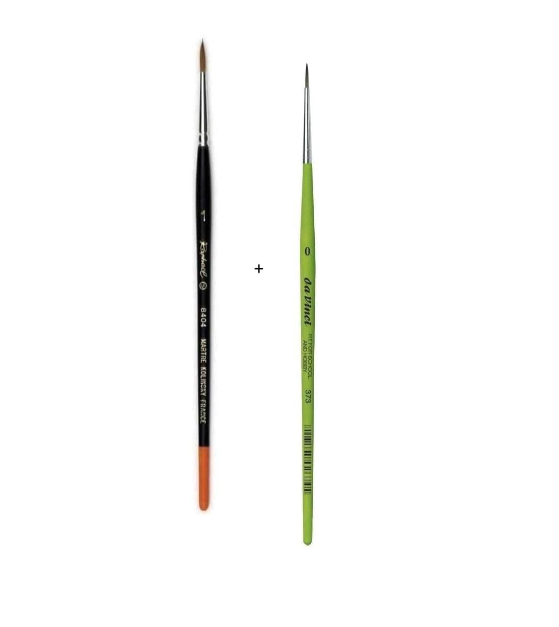 Raphael Pennello serie 8404, kolinsky rosso sabbia pennello, misura 1 e da Vinci 373