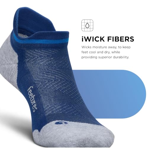 Image of Feetures Elite Max Cushion No Show Tab - Running Socks for Men & Women, Athletic Compression Socks, Moisture Wicking
