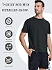 ANGEL CITIZ Gym T Shirt Mens Active Wear T Shirts Plain White T Shirt Shirts for Men UK Sports T Shirts White Shirt S #3