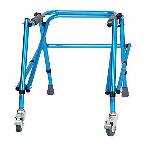 Marcheur vertical pliable en aluminium avec cadre de marche à roues actif