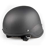Taktischer Leichter Mich 2000 Abs Helm Airsoft Military Paintball (bk)