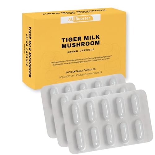 ALIBOOSTER - Mushroom Lignosus Tiger Milk - Tiger Milk 420mg x 30