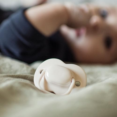 Tommee Tippee Cherry Chupete de látex, 18-36 meses, 2 unidades, con bolsa de látex 100% natural