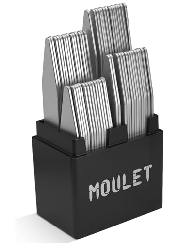 56 Metal Collar Stays for Men's Dress Shirts – Premium Stainless Steel Collar Inserts in 4 Sizes
