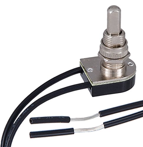 B&P Lamp® On-Off Nickel Canopy Switch