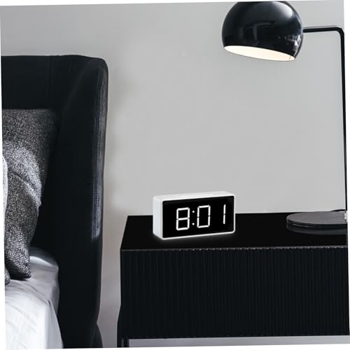 Reloj digital LED para ver la hora sin gafas despertador con brillo tenue y repeticion de alarma 6