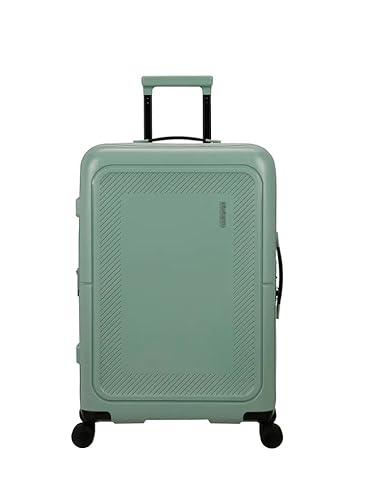 American Tourister DashPop, mittelgroßer Koffer, 67 cm, 76-84 l, erweiterbar, Eisberggrün, 4 drehbare Räder, TSA-Schloss