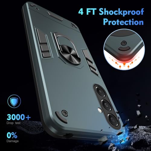 Coque Samsung Galaxy A17 protection robuste résistante aux chocs verte - 4