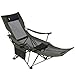 OUTDOOR LIVING SUNTIME Camping Folding Portable Mesh Chair with Removabel Footrest