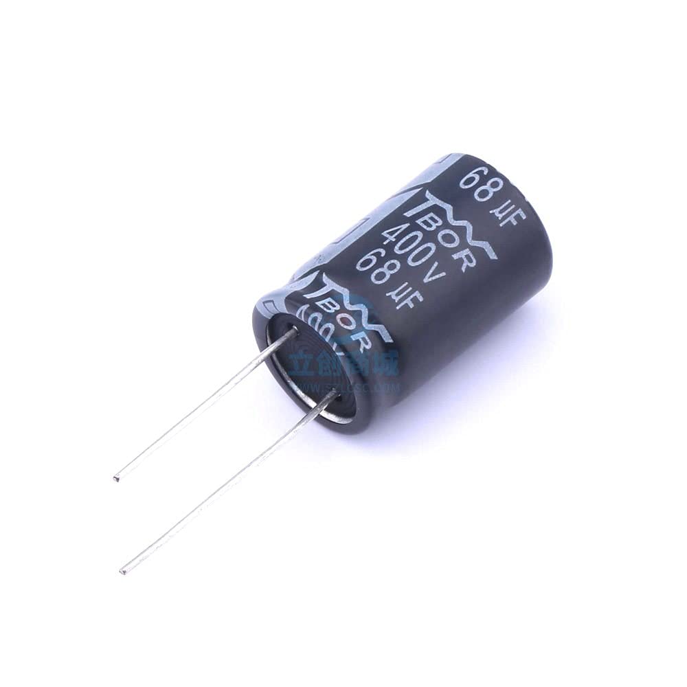 5 Pcs Leaded Aluminum Electrolytic Capacitor 68uF 400V Radial 16x25mm