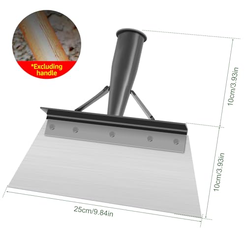 Pala multifuncional de acero para jardín 25 cm miniatura 2