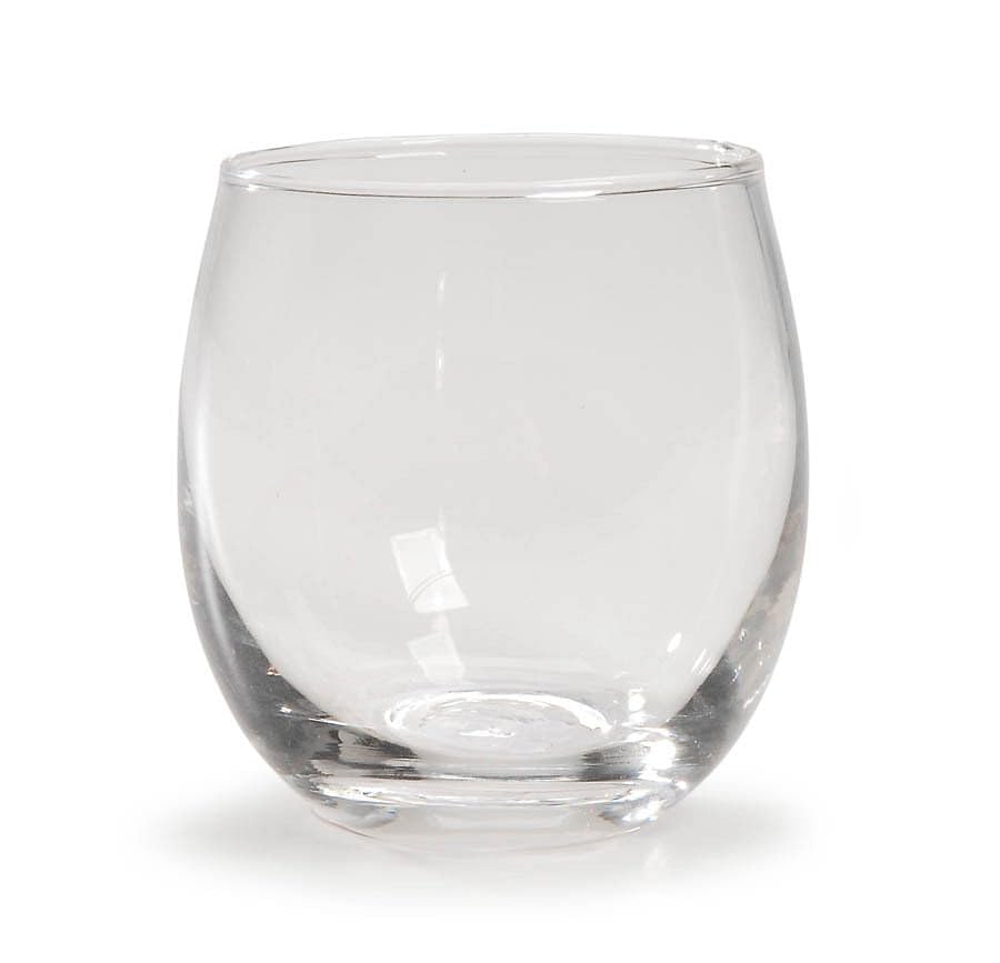 Darice GL696036 Votive Candle Holder, Roly Poly, Glass, One Size, Clear