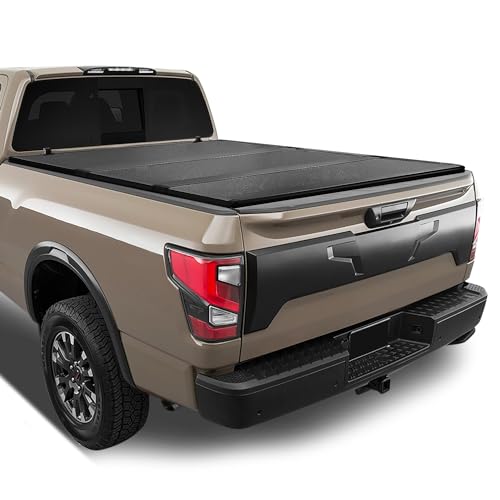 Auto Dynasty FRP Hard Tri-Fold Truck Bed Tonneau Cover Compatible