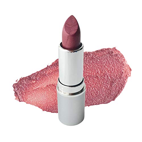 Honeybee GardensTruly Natural Long Lasting Lipstick, Tuscany, Pink/Rose, Naturally Hydrating & Nourishing, Vegan, Gluten-Free & Cruelty-Free, 0.13 oz / 3.8 g