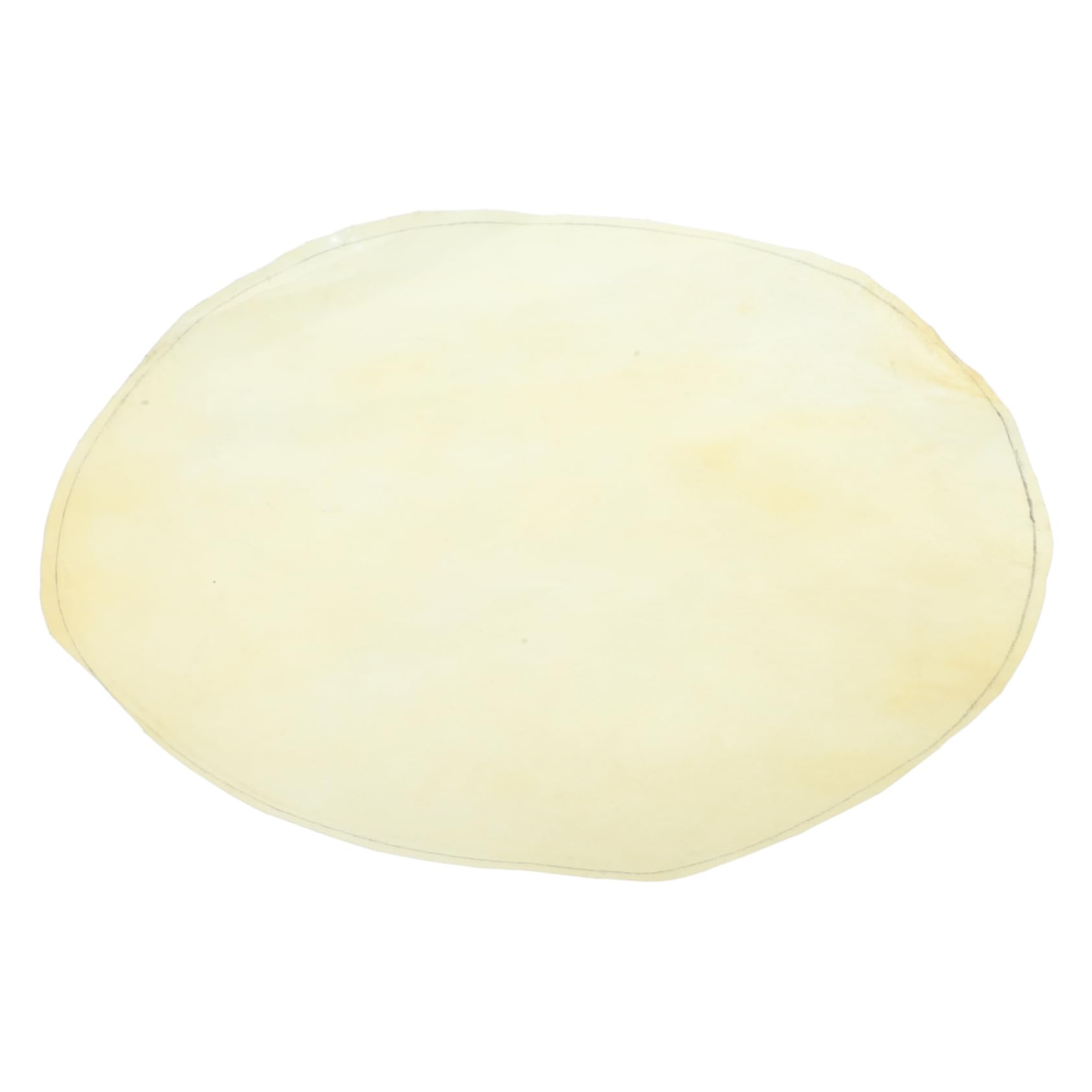 Levemolo 4pcs Drum Heads Natural Sheepskin Drum Skin Replacement Drum Covers Leather Drum Resistant to Weather for Drummers