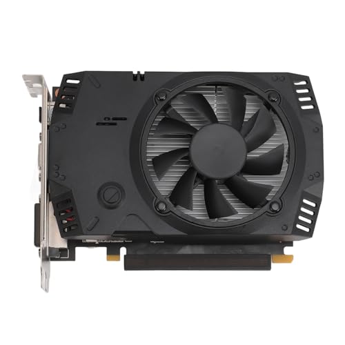 Placa Gráfica GT730, Placa Gráfica de 2GB DDR3 128Bit PCI Express 2.0 16X GPU para Jogos de PC, Placa de Vídeo de PC Com Ventilador de Resfriamento, Suporte DirectX 12