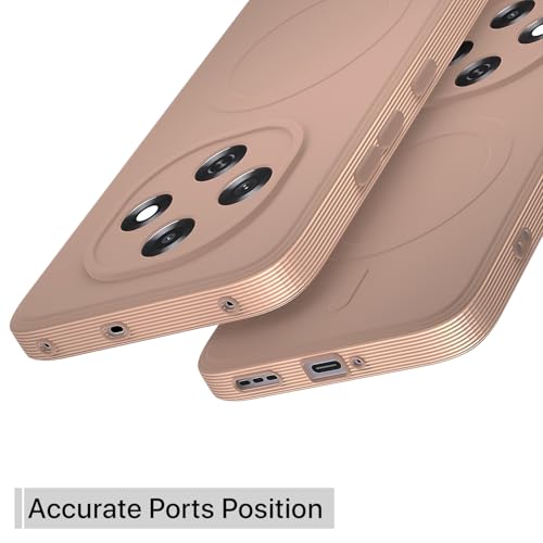 Image of Pikkme Back Cover for Oppo F31 Pro 5G Soft Matte Silicone Mag-Safe Design (Mag-Safe Not Support) Camera Protection | Slim Fit Bumper Cover (Face)