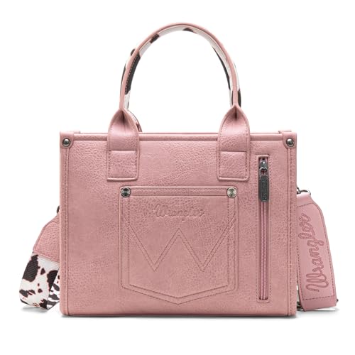 Image of Montana West x Wrangler Tote Bag for Women Western Cow Print Purse Designer Top Handle Handbags