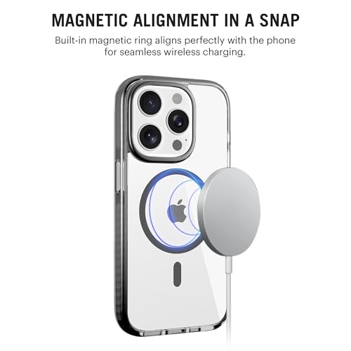 Image of DailyObjects Stride 3.0 Clear MagSafe Phone Case Cover for iPhone 15 Pro Max